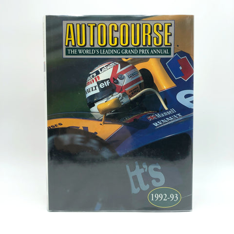AUTOCOURSE 1992-93 - Book